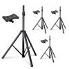 5 Core Speaker Stand Tripod Tall Height Adjustable DJ Light Floor Stands Universal 35mm Pole Mount PA Studio Monitor Large Subwoofer Support - SS ECO