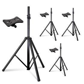 5 Core Speaker Stand Tripod Tall Height Adjustable DJ Light Floor Stands Universal 35mm Pole Mount PA Studio Monitor Large Subwoofer Support - SS ECO