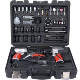 44-Piece Professional Air Tool Accessory Kit) - Impact Wrench, Air Ratchet, Die Grinder, Blow Gun, Air Hammer, Dual Air Chuck, Tire Gauge, and Accesso
