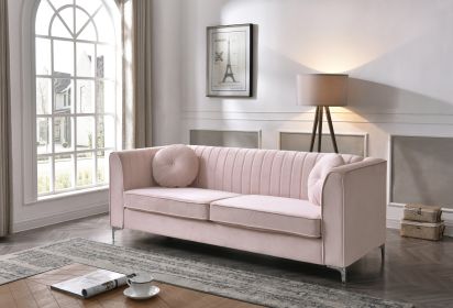 Glory Furniture Delray G794A-S Sofa ( 2 Boxes ) , PINK