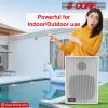5 Core 4 Inch Outdoor Indoor Speaker 2 Way Pair 20W 8Œ© High Performance Powerful Bass with Effortless Wall Mounting Swivel, All Weather Resistance, S