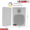 5 Core 4 Inch Outdoor Indoor Speaker 2 Way Pair 20W 8Œ© High Performance Powerful Bass with Effortless Wall Mounting Swivel, All Weather Resistance, S