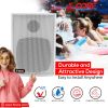 5 Core 4 Inch Outdoor Indoor Speaker 2 Way Pair 20W 8Œ© High Performance Powerful Bass with Effortless Wall Mounting Swivel, All Weather Resistance, S