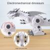 New Lighting Electric Smart Dinosaur Toy; Children Sound Lighting Tyrannosaurus Rex Simulation Animal Mechanical Walking Dinosaur For New Year Gift; C
