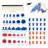 Super PDR 96-piece paint-free dent Repair Kit, automotive Dent removal tool, PDR tool, with Dent lifter kit, bridge lifter, for body dents, kit includ