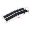 wheel chair ramp 5ft ,aluminium threhold ramp,Portable and Foldable, 600 Pound Capacity, Non-Skid Surface, Two Separate Pieces, for Home, Steps, Stair