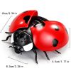 Infrared Remote Control Ladybug Toy; Halloween Tricky Pranks Props Gifts For Kids
