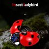 Infrared Remote Control Ladybug Toy; Halloween Tricky Pranks Props Gifts For Kids