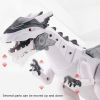 New Lighting Electric Smart Dinosaur Toy; Children Sound Lighting Tyrannosaurus Rex Simulation Animal Mechanical Walking Dinosaur For New Year Gift; C