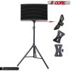 5 Core Speaker Stand Tripod Tall Height Adjustable DJ Light Floor Stands Universal 35mm Pole Mount PA Studio Monitor Large Subwoofer Support - SS ECO