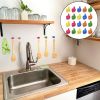 10 Pack Thumb Shape Key Hooks Multifunctional Clip Holder Small Hand Wall Hooks Cute Car Adhesive Hooks Personalized Creative Non-marking Silicone Hoo