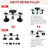Super PDR 96-piece paint-free dent Repair Kit, automotive Dent removal tool, PDR tool, with Dent lifter kit, bridge lifter, for body dents, kit includ