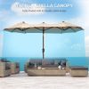 Outdoor beach umbrella /Double-sided Umbrella (Swiship-Ship)(Prohibited by WalMart)