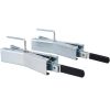 Quick Locking Chock,Axel-Chock Wheel-Stabilizer for RV, Trailer, Camper - Universal Quick-Lock Tire-Stop for Dual Axle Vehicles - Fits up to 6 Inches