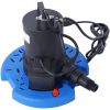1/4 HP Automatic Swimming Pool Cover Pump 120 V Submersible with 3/4 Check Valve Adapter1850 GPH Water Removal for Pool, Hot Tubs, Rooftops, Water Bed