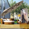 Outdoor beach umbrella /Double-sided Umbrella (Swiship-Ship)(Prohibited by WalMart)