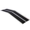 wheel chair ramp 10ft ,aluminium threhold ramp,Portable and Foldable, 600 Pound Capacity, Non-Skid Surface, Two Separate Pieces, for Home, Steps, Stai