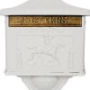 Cast Aluminum Mail Box,Postal Box , Mailbox Color White