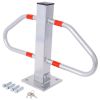 Parking bollard,pole barrier with lock ,car parking protection posts,home garage street decor ,parking barrier gray