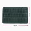 Cat Litter Mat, Kitty Litter Trapping Mat, Double Layer Mats with MiLi Shape Scratching design, Urine Waterproof, Easy Clean, Scatter Control 21" x 14