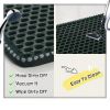 Cat Litter Mat, Kitty Litter Trapping Mat, Double Layer Mats with MiLi Shape Scratching design, Urine Waterproof, Easy Clean, Scatter Control 21" x 14