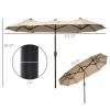 Outdoor beach umbrella /Double-sided Umbrella (Swiship-Ship)(Prohibited by WalMart)