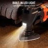VEVOR Multitool Oscillating Tool Corded 2.5 Amp, Oscillating Saw Tool with LED Light, 6 Variable Speeds, 3.1¬∞ Oscillating Angle, 11000-22000 OPM, 16P