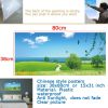 Landscape Painting Adhesive Picture  For Room Decoration Water-Proof Sun-Protect Size: 80cm X 38cm