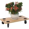 Furniture Moving Dolly, Heavy Duty Wood Rolling Mover with Wheels for Piano Couch Fridge Heavy Items, Securely Holds 500 Lbs (2pcs 22.8" x11.2" Platfo
