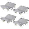 Car Dolly, Heavy Duty Wheel Dolly,4 Tire Wheel Dolly Car Stakes 6000lbs Capacity