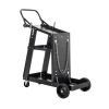 Welding Cart, 3-Tier Welder Cart Heavy Duty with 400Lbs Static Weight Capacity, 360¬∞ Swivel Wheels, Tank Storage Safety Chains, Rolling MIG Welder Ca