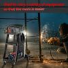 Welding Cart, 3-Tier Welder Cart Heavy Duty with 400Lbs Static Weight Capacity, 360¬∞ Swivel Wheels, Tank Storage Safety Chains, Rolling MIG Welder Ca