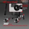 Welding Cart, 3-Tier Welder Cart Heavy Duty with 400Lbs Static Weight Capacity, 360¬∞ Swivel Wheels, Tank Storage Safety Chains, Rolling MIG Welder Ca