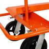 Heavy Duty Drywall Sheet Cart & Panel Dolly 2400lbs load capacity,panel service cart ,8" BlacknMold-On Rubber Wheels