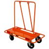 Heavy Duty Drywall Sheet Cart & Panel Dolly 2400lbs load capacity,panel service cart ,8" BlacknMold-On Rubber Wheels
