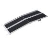 wheel chair ramp 5ft ,aluminium threhold ramp,Portable and Foldable, 600 Pound Capacity, Non-Skid Surface, Two Separate Pieces, for Home, Steps, Stair