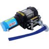 ATV/UTV Winch- 12 V 3500LBS Electric Winch with Steel Cable, Wire and Wireless Remote Control, Roller Fairlead
