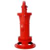 Operated 25 ft. Antique Pitcher Hand Water Pump, Red