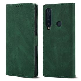Case for Samsung Galaxy A9 2018 Phone Case Soft TPU Samsung Galaxy A9 2018 Phone Case Wallet style leather case(Samsung Galaxy A9 2018-pitao-hei) (Color: Samsung Galaxy A9 2018-pitao-lv)