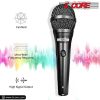 5 Core Microphone Professional Dynamic Vocal Neodymium Cardioid Unidirectional Handheld Mic for Speakers, Karaoke W/Steel Mesh Grille, Metal Body ON/O