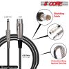 5 Core Microphone Professional Dynamic Vocal Neodymium Cardioid Unidirectional Handheld Mic for Speakers, Karaoke W/Steel Mesh Grille, Metal Body ON/O