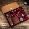 A04991Men's business gift box set Wallet belt watch pen glasses combination set