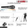 5 Core Microphone Professional Dynamic Vocal Neodymium Cardioid Unidirectional Handheld Mic for Speakers, Karaoke W/Steel Mesh Grille, Metal Body ON/O