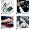 USB Charging Bracelet Cable Fashion Double Braided Leather Wrist Data Charger Cord; Perfect Birthday/Christmas/New Year/Thanksgiving Day Gift For Fami