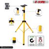 5 Core Speaker Stand Tripod Pair Tall Height Adjustable Heavy Duty DJ Light Floor Stands Universal 35mm Pole Mount PA Studio Monitor Large Subwoofer S
