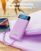 Portable Charger with Built in Cables, Portable Charger with Cords Wires Slim 10000mAh Travel Essentials Battery Pack 6 Outputs 3A High Speed Power Ba