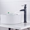 Farmhouse Waterfall Bathroom Faucet for Vessel Sink Single Hole Bowl Mixer Tap, brass materil