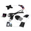 High Quality Black USB 2.0 Male To Male M/M Extension Connector Adapter Cable Cord Wire Wholesale in stock!!!