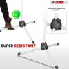5 Core Tripod Mic Stand Heavy Duty Height Adjustable Floor Microphone Boom Arm Pedestal Para Microfono for Singing On Stage Studio - MS 080 WH
