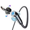 Magnetic Charging Cable; 540¬∞ Rotation Magnetic Charging Cable; 3-In-1 Magnetic Phone Charger ; Charging Cable USB Magnet Charging Cable For IPhone/M